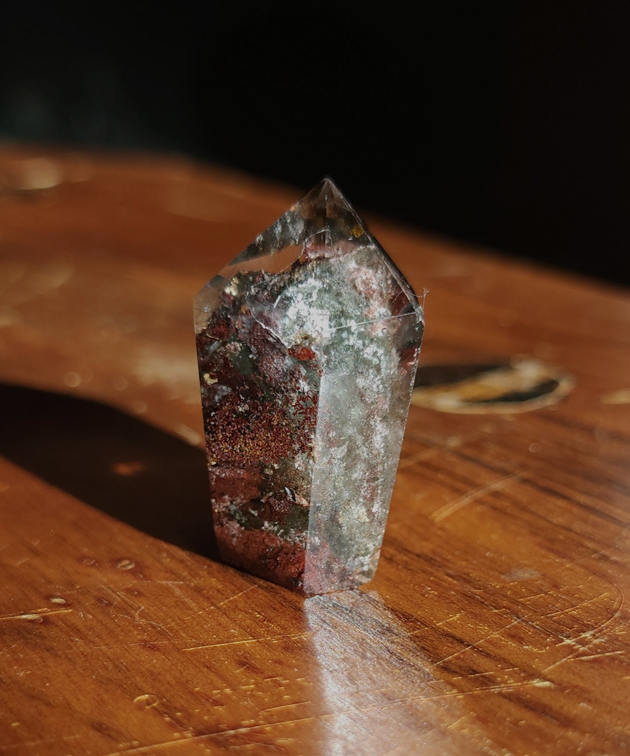 Lodolite Point AAA Garden Quartz