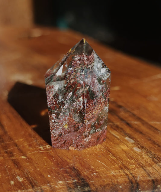 Lodolite Point AAA Garden Quartz