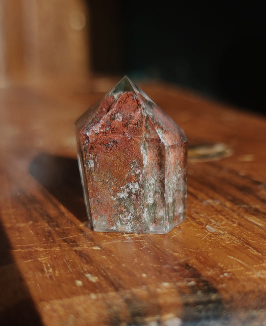 Lodolite Point AAA Garden Quartz