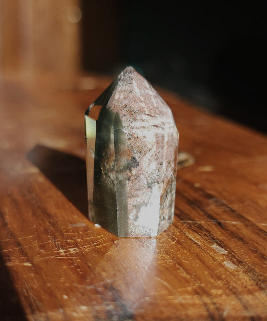 Lodolite Point AAA Garden Quartz