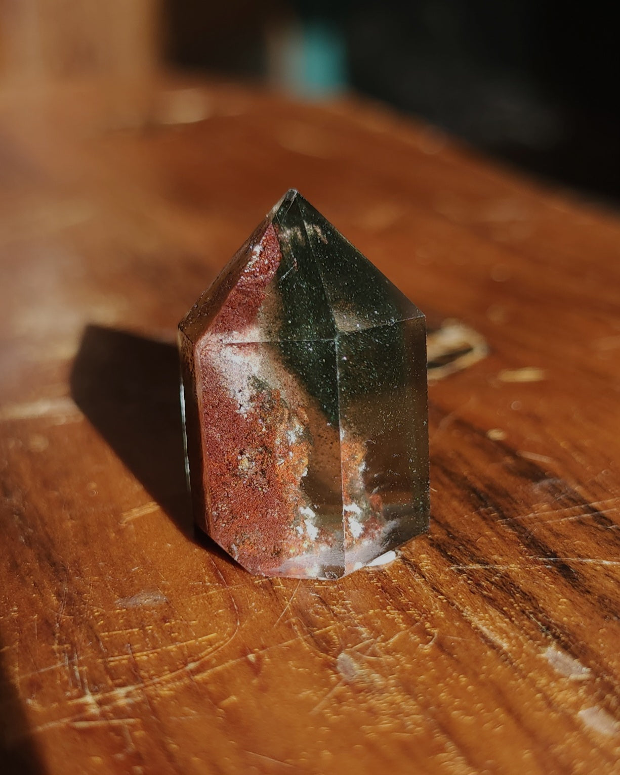 Lodolite Point AAA Garden Quartz