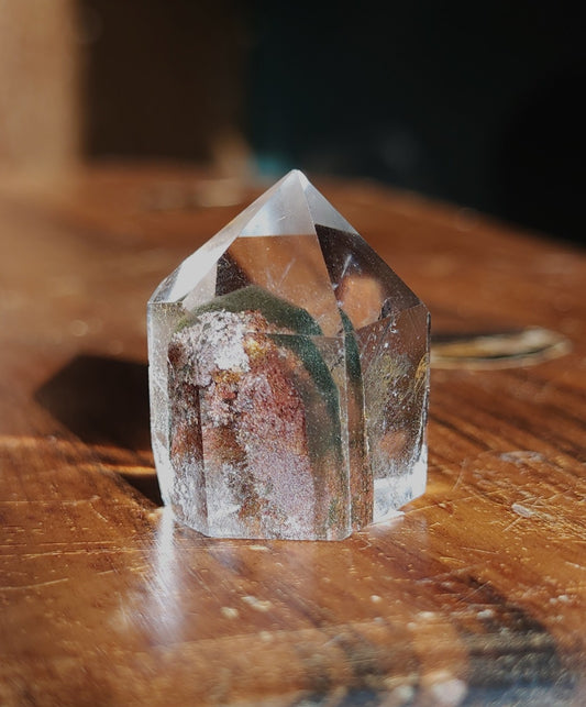 Lodolite Point AAA Garden Quartz