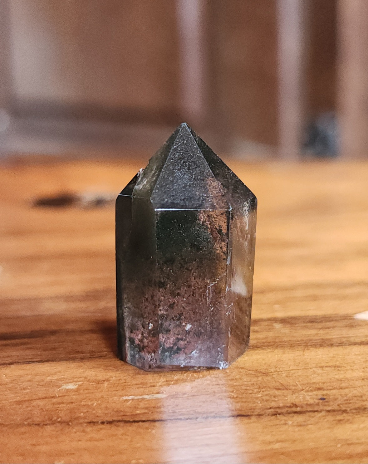 Lodolite Point AAA Garden Quartz