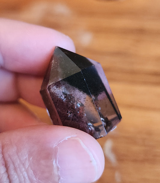 Lodolite Point AAA Garden Quartz