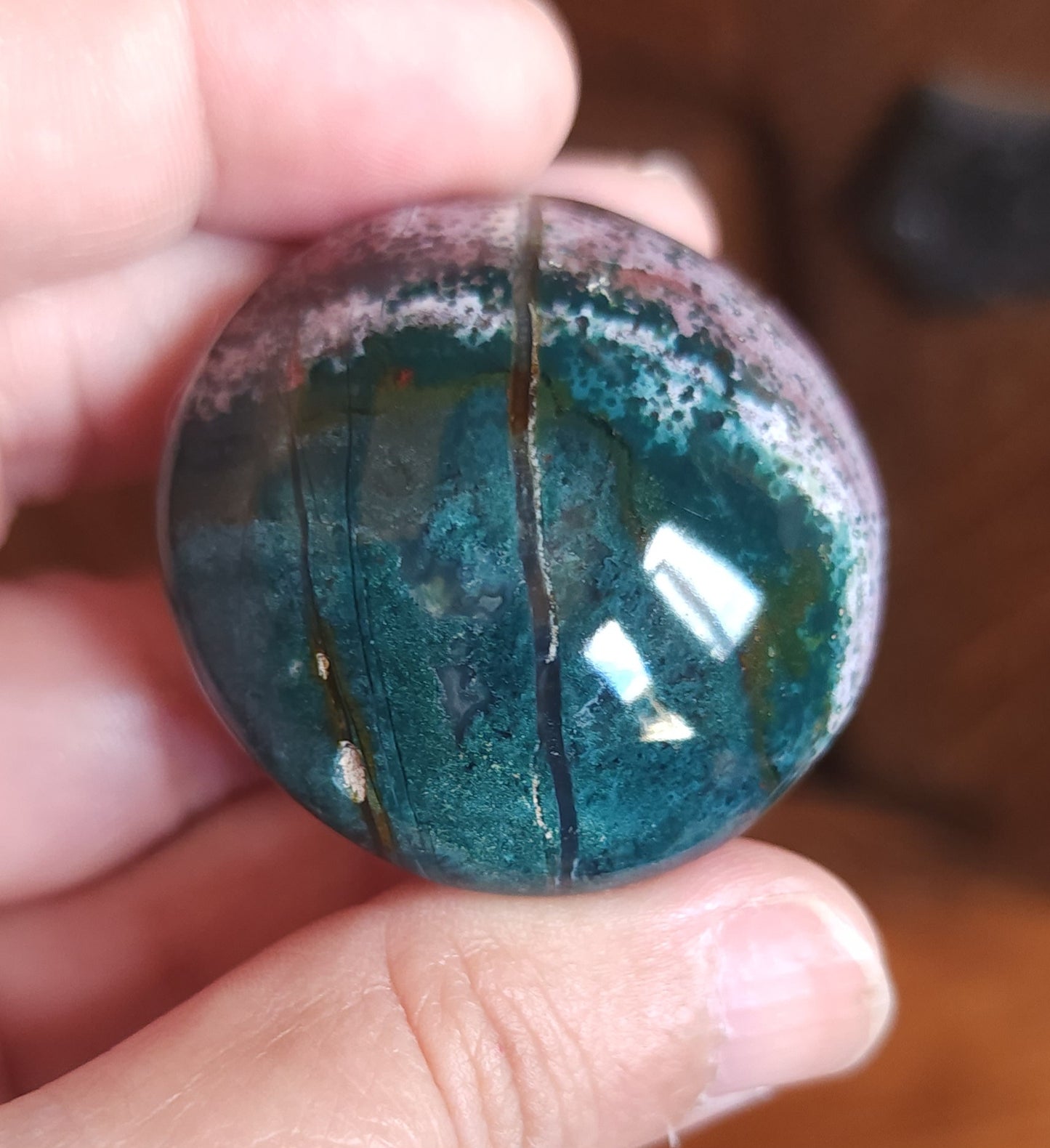 Ocean Jasper Palm Stone