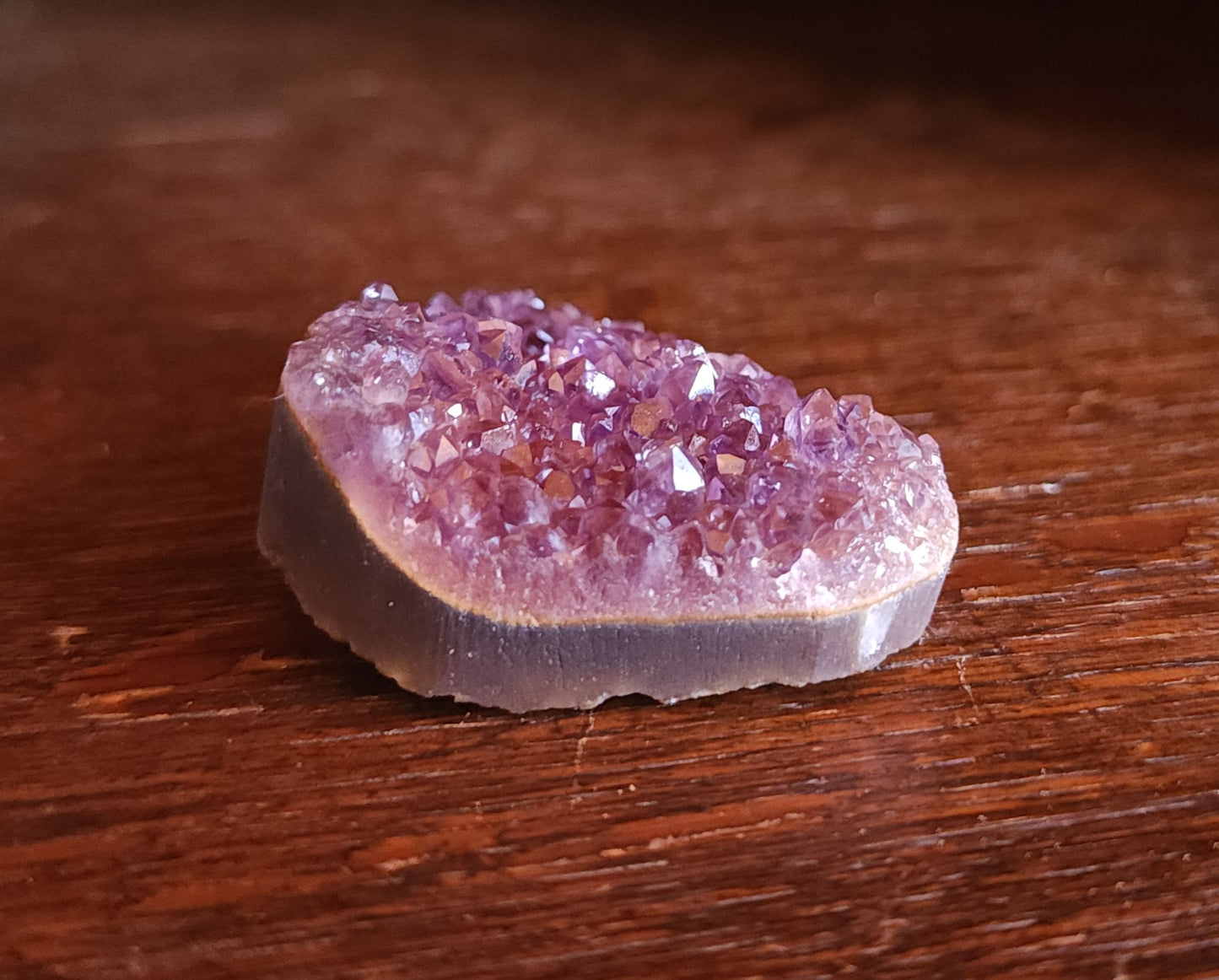 Amethyst Druzy Heart