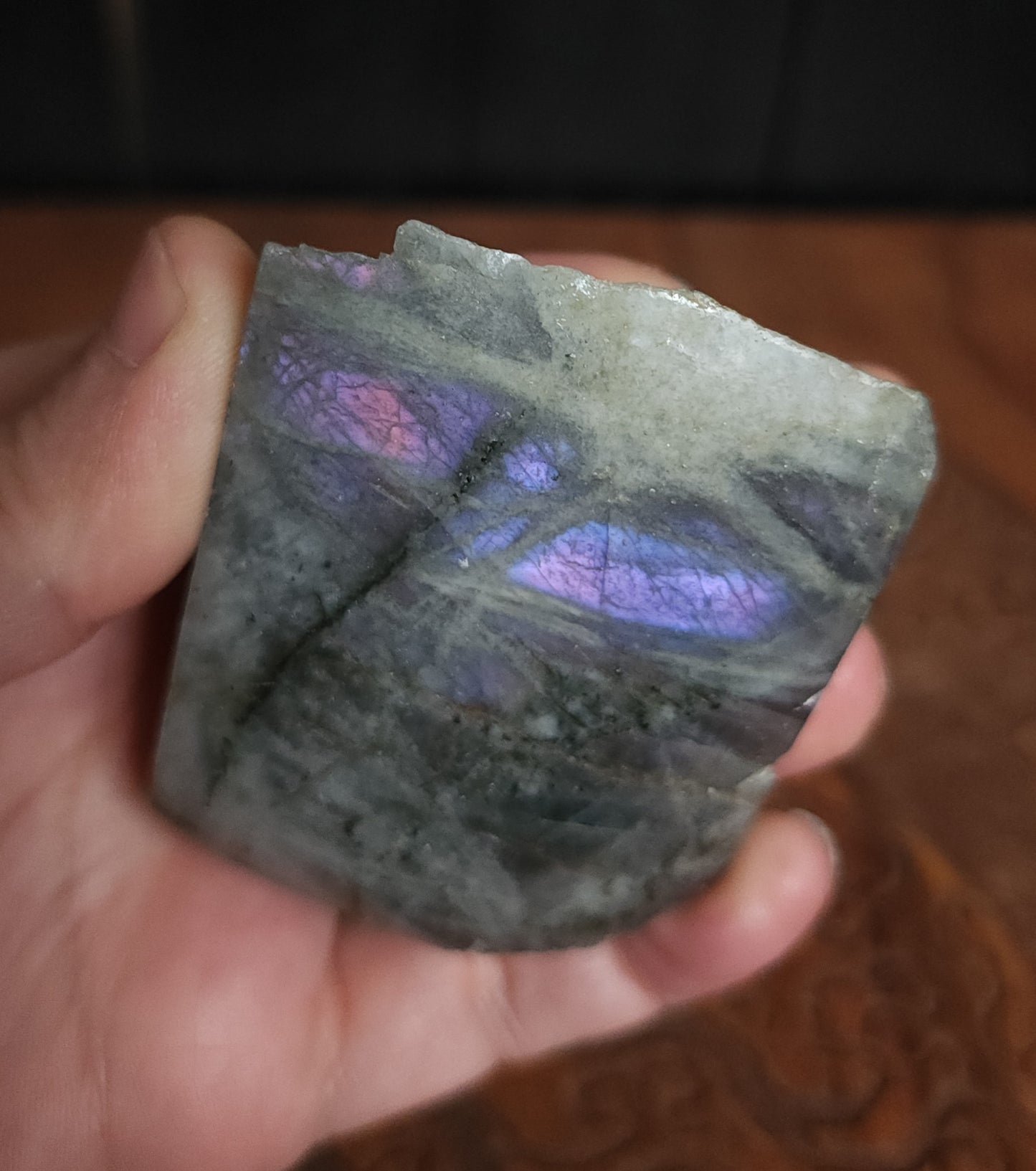 Part Polished Raw Labradorite