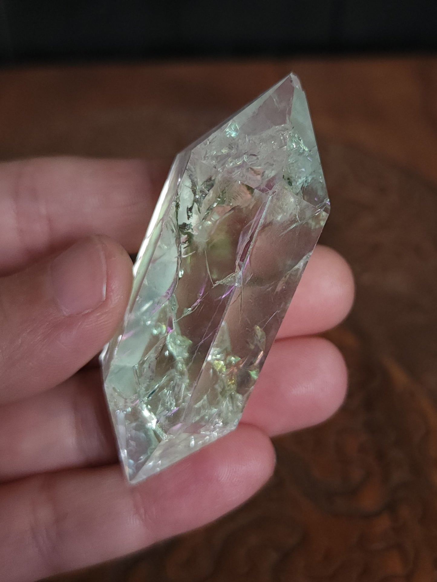 Aura Crackle Quartz - Imperfect