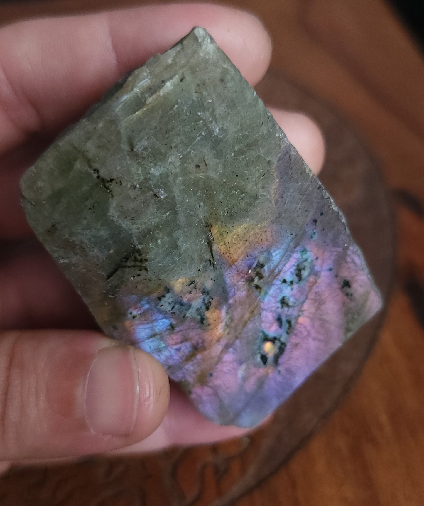 Part Polished Raw Labradorite