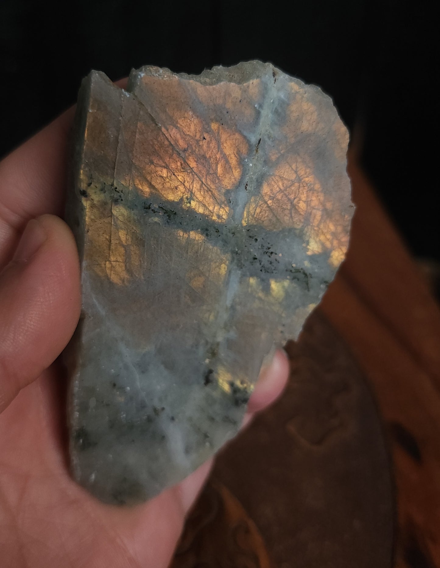 Part Polished Raw Labradorite