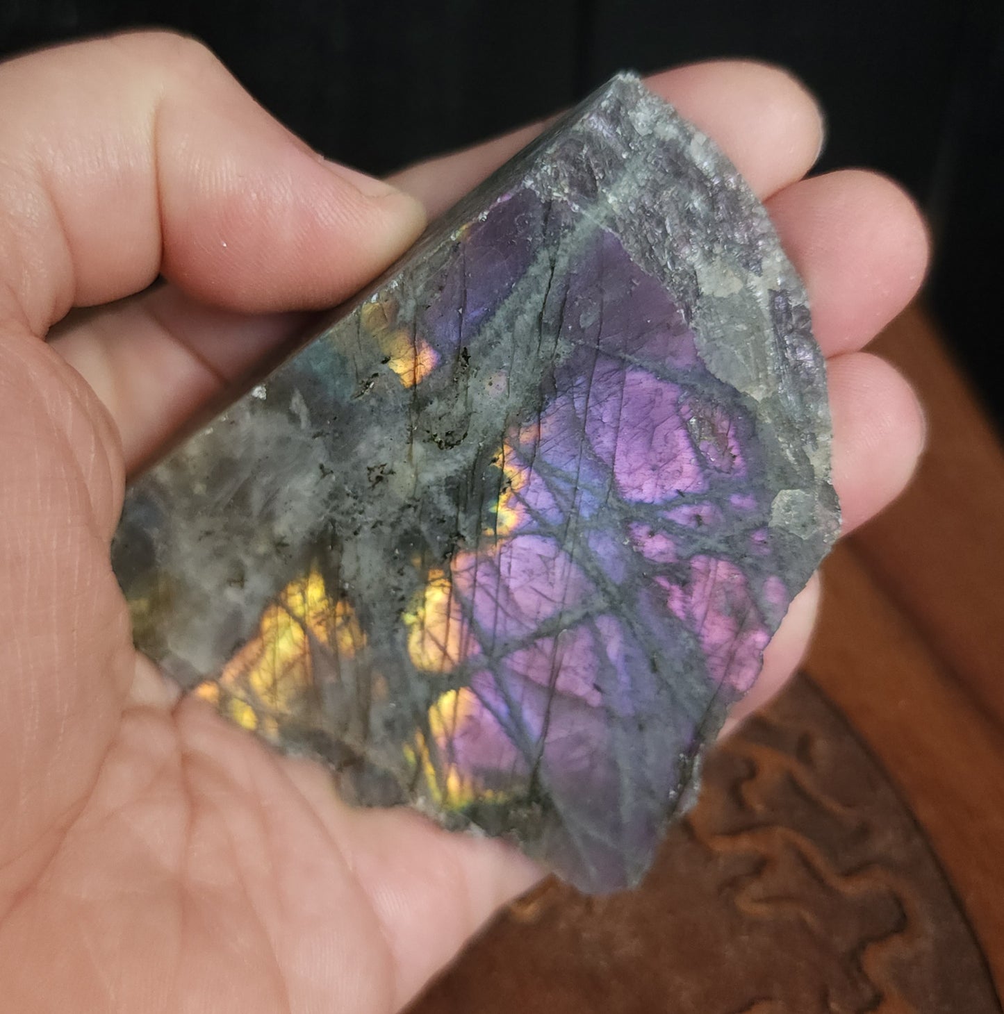 Part Polished Raw Labradorite