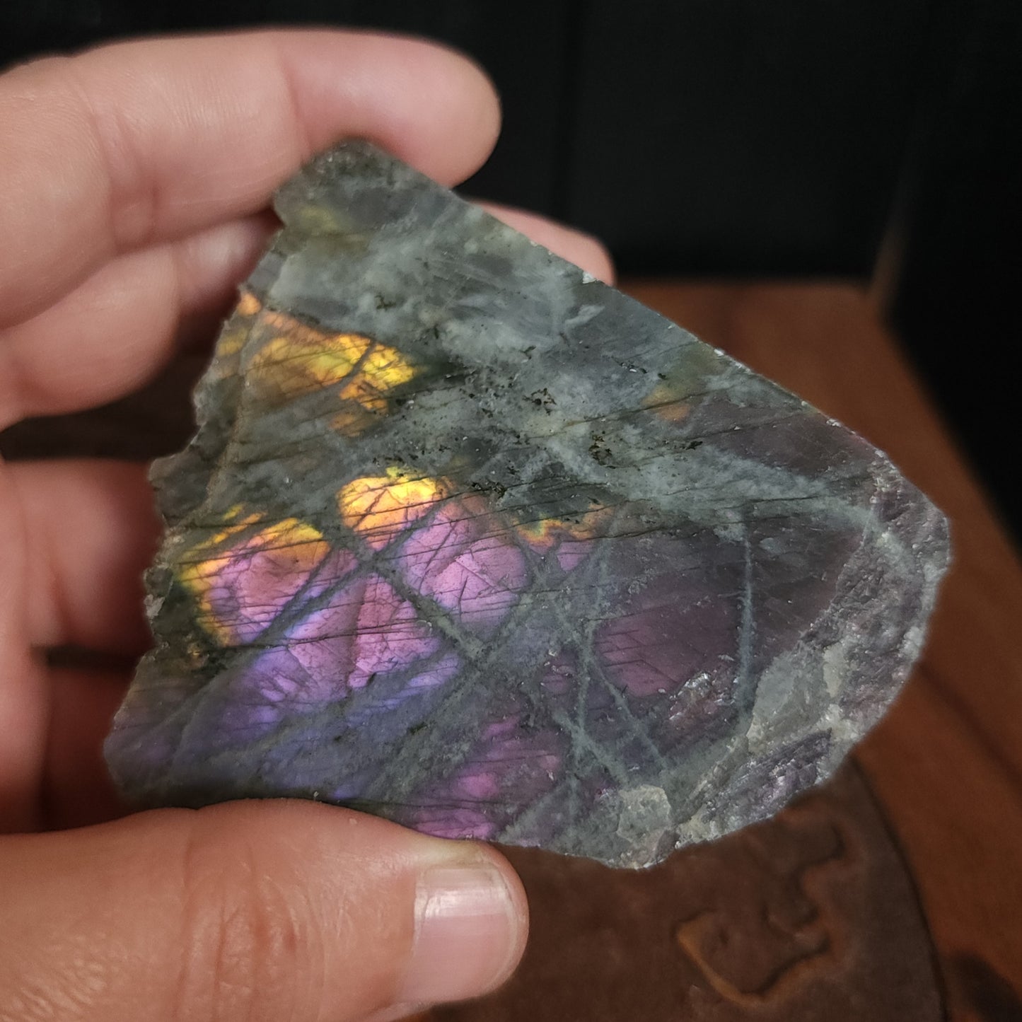 Part Polished Raw Labradorite