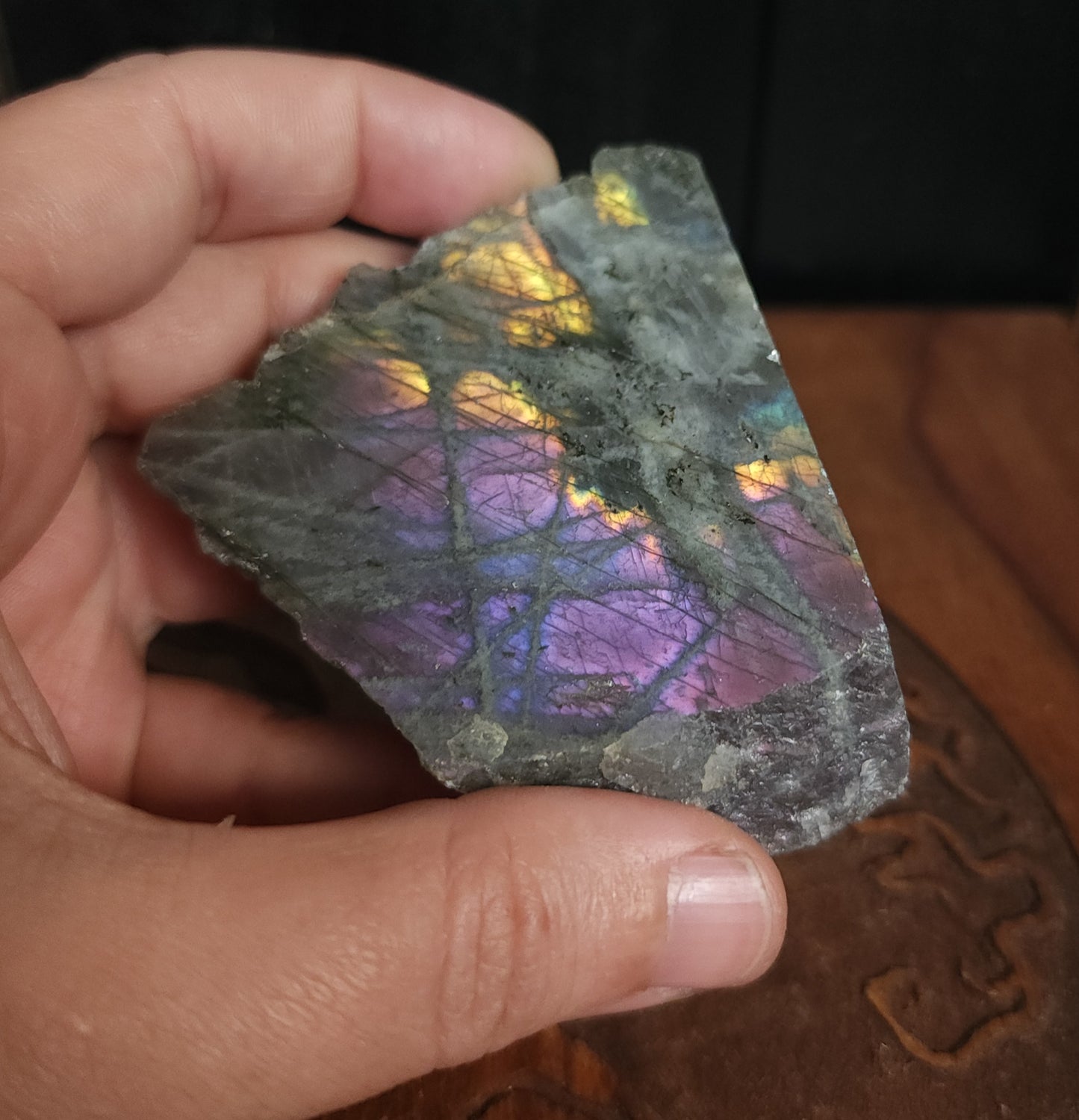 Part Polished Raw Labradorite