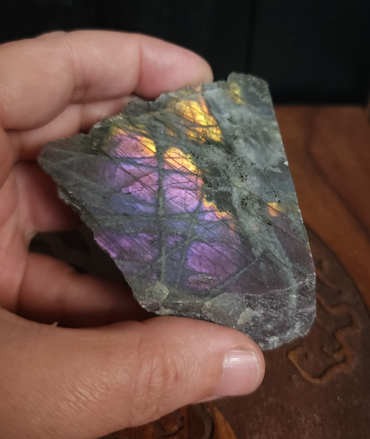Part Polished Raw Labradorite