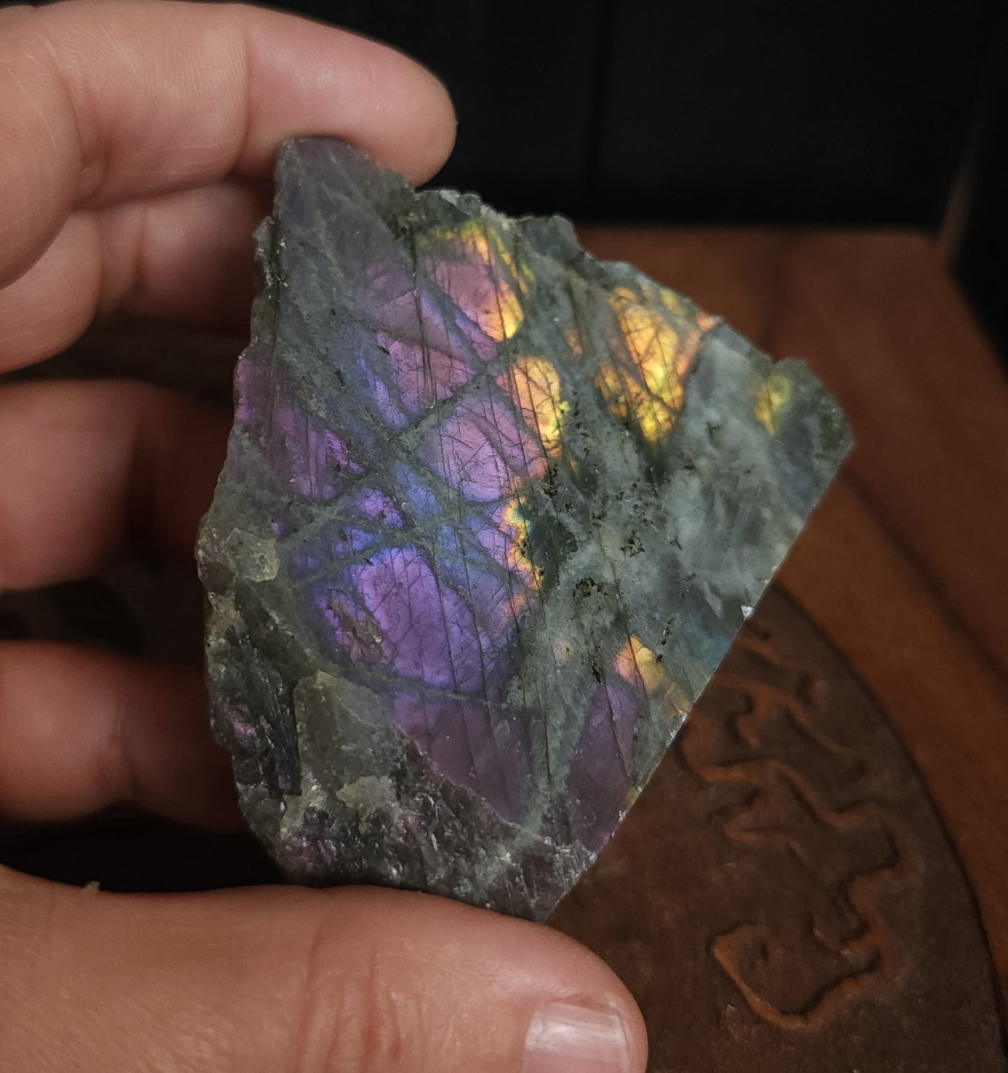 Part Polished Raw Labradorite