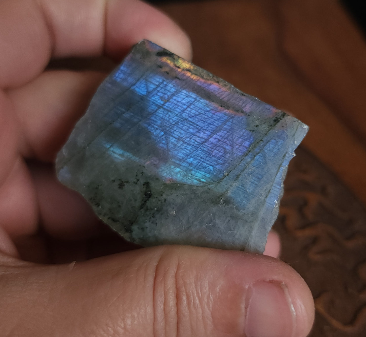 Part Polished Raw Labradorite