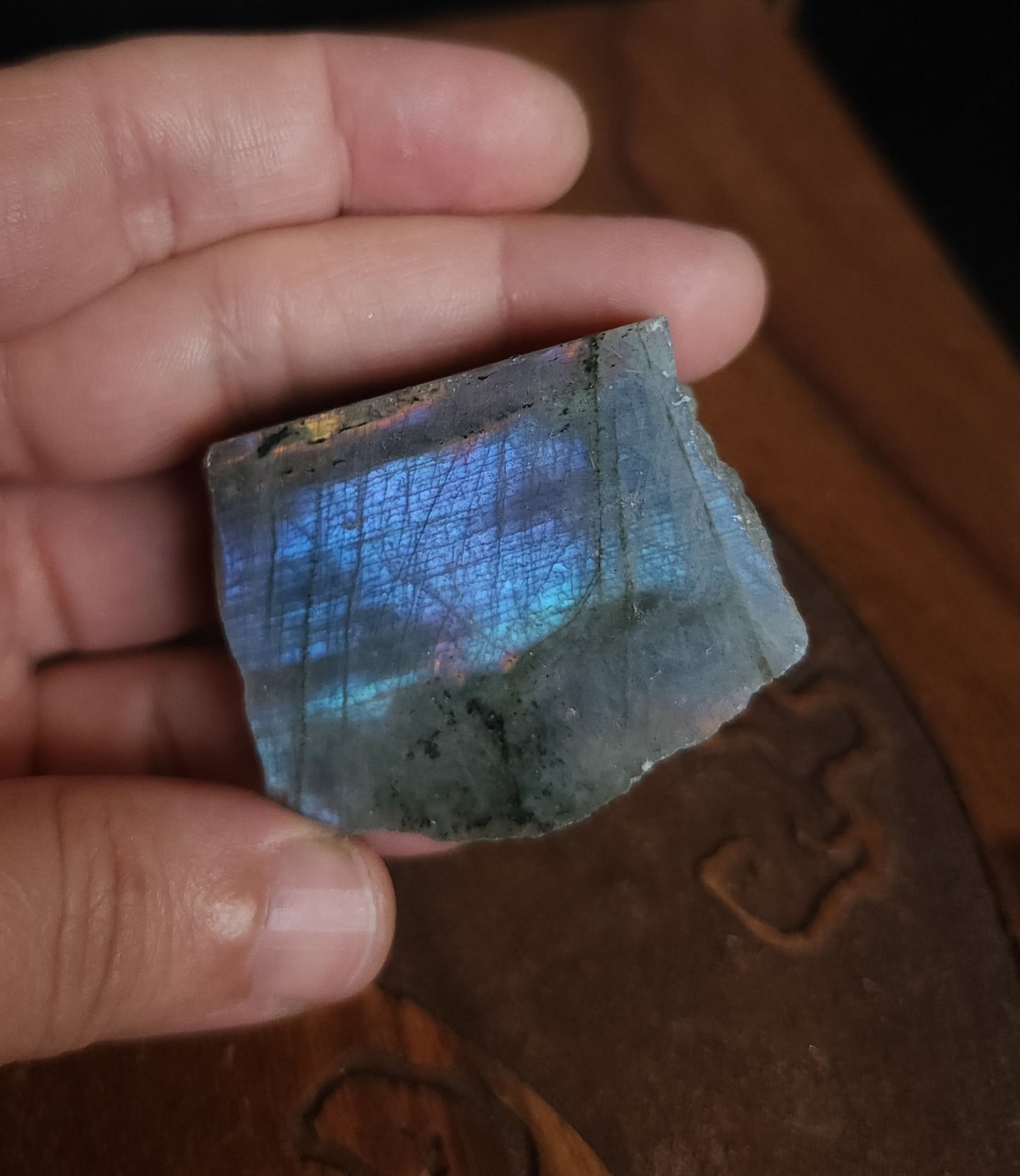 Part Polished Raw Labradorite