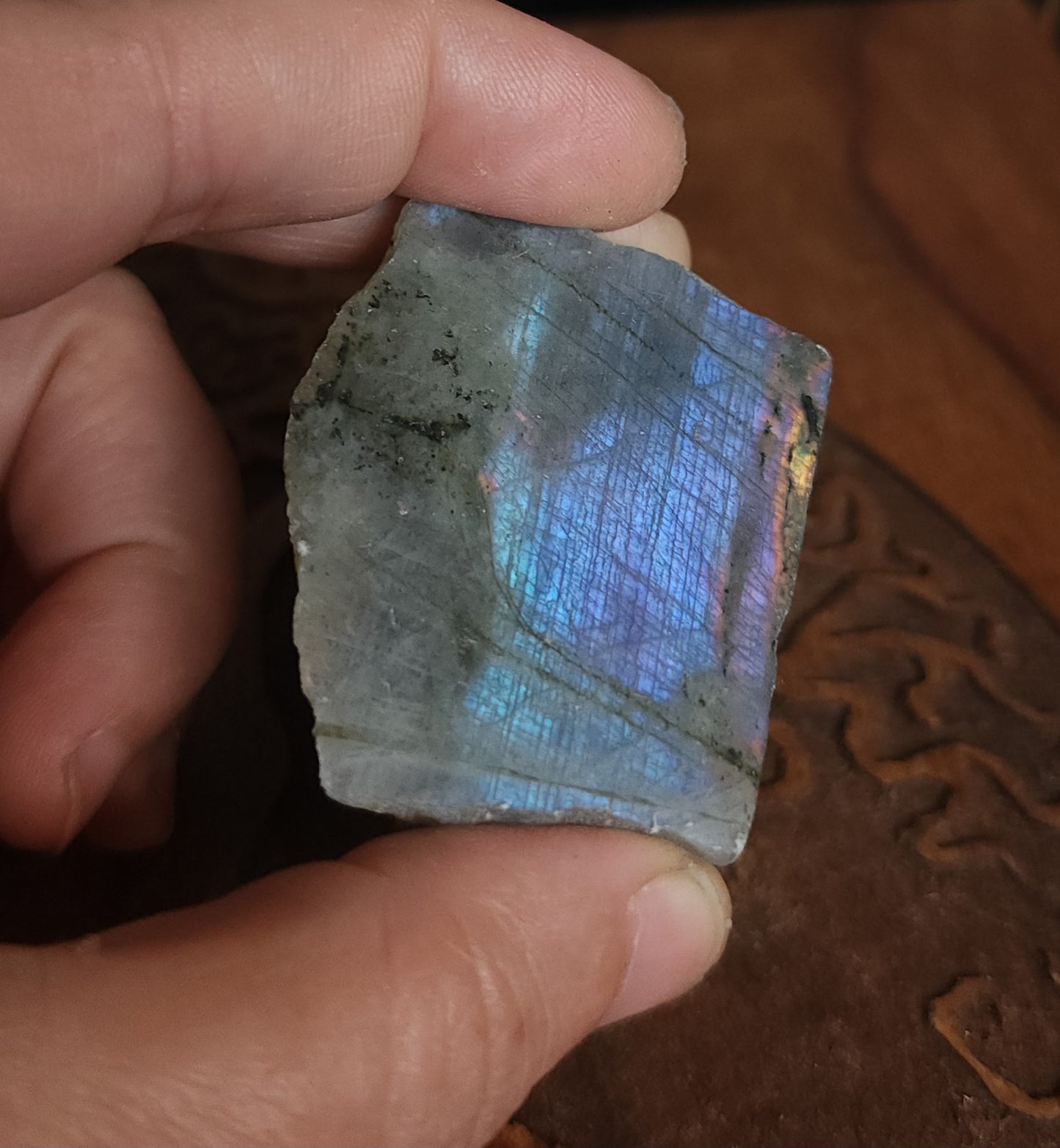 Part Polished Raw Labradorite