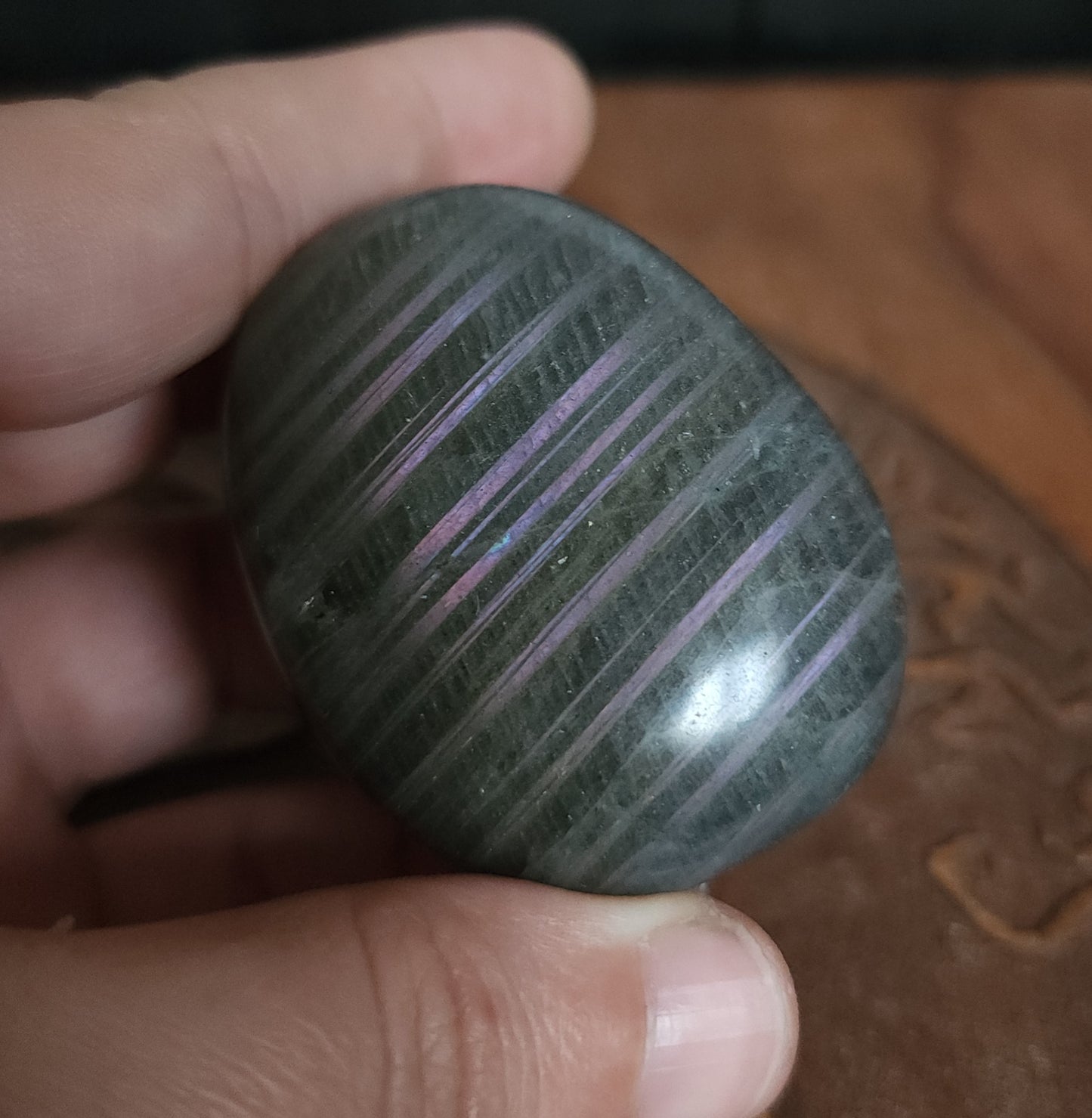 Unique Labradorite Palmstone