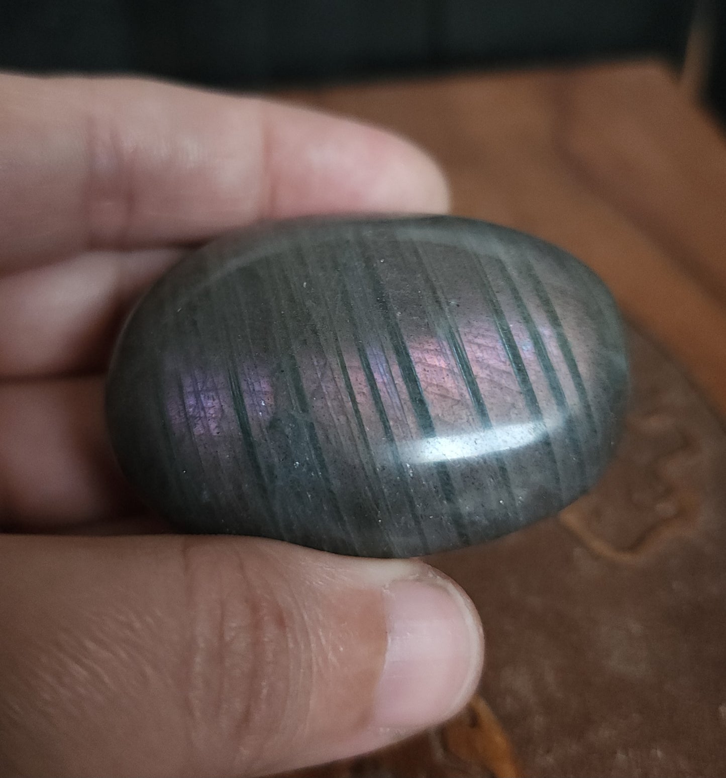 Unique Labradorite Palmstone