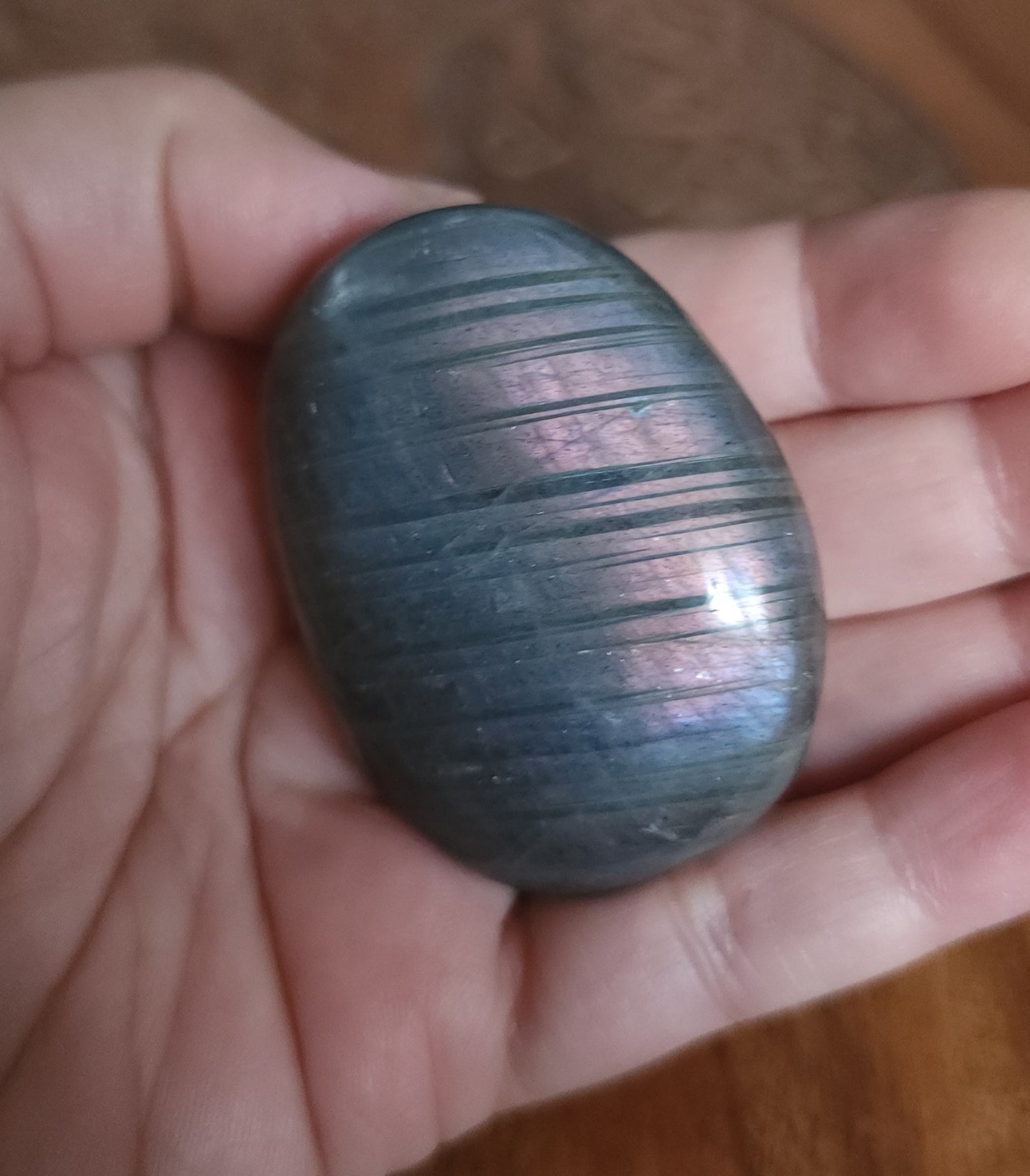 Unique Labradorite Palmstone