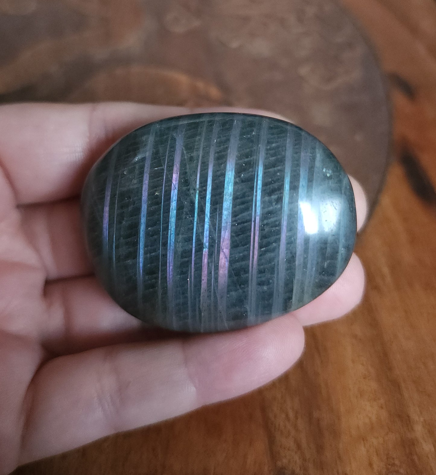 Unique Labradorite Palmstone