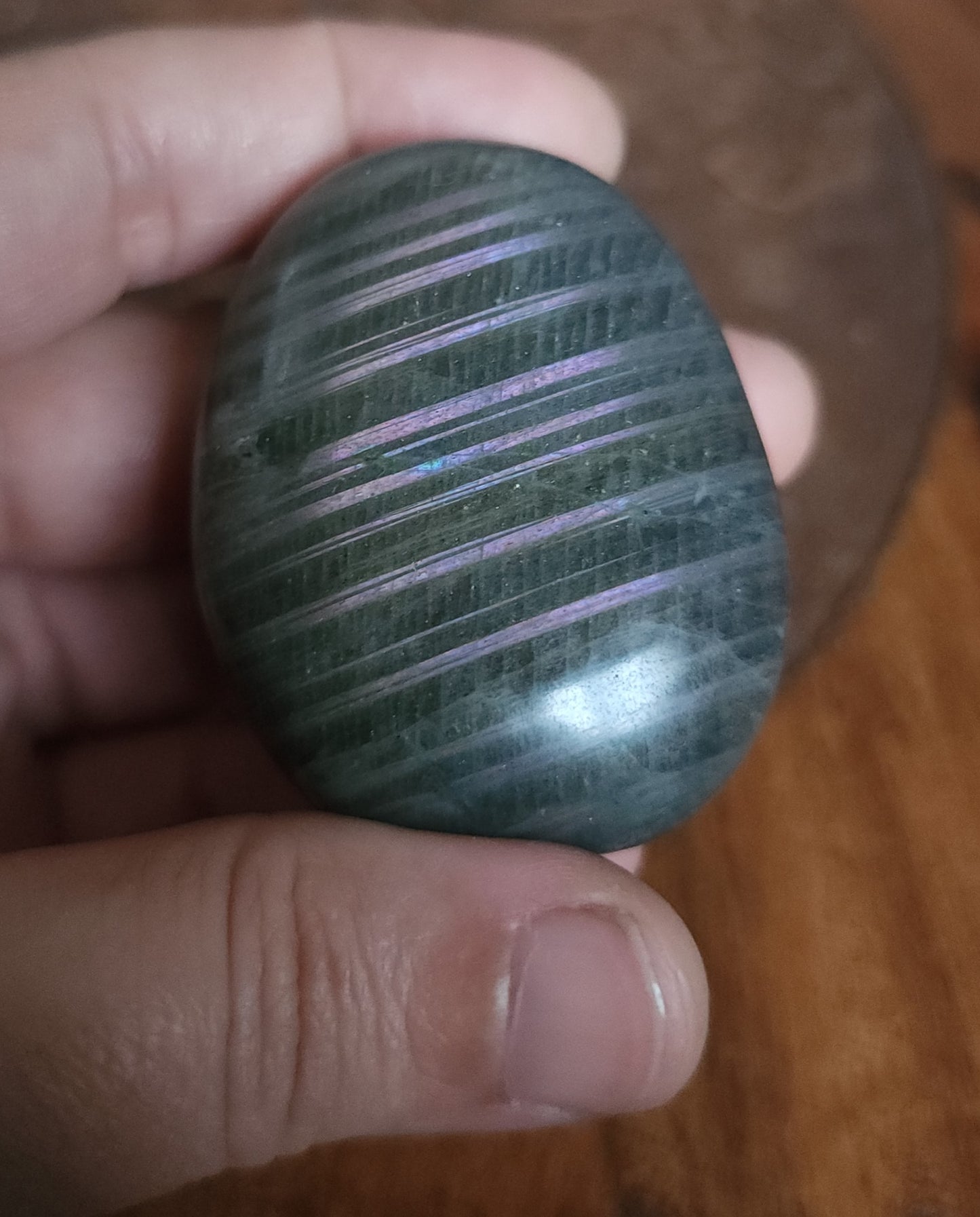 Unique Labradorite Palmstone