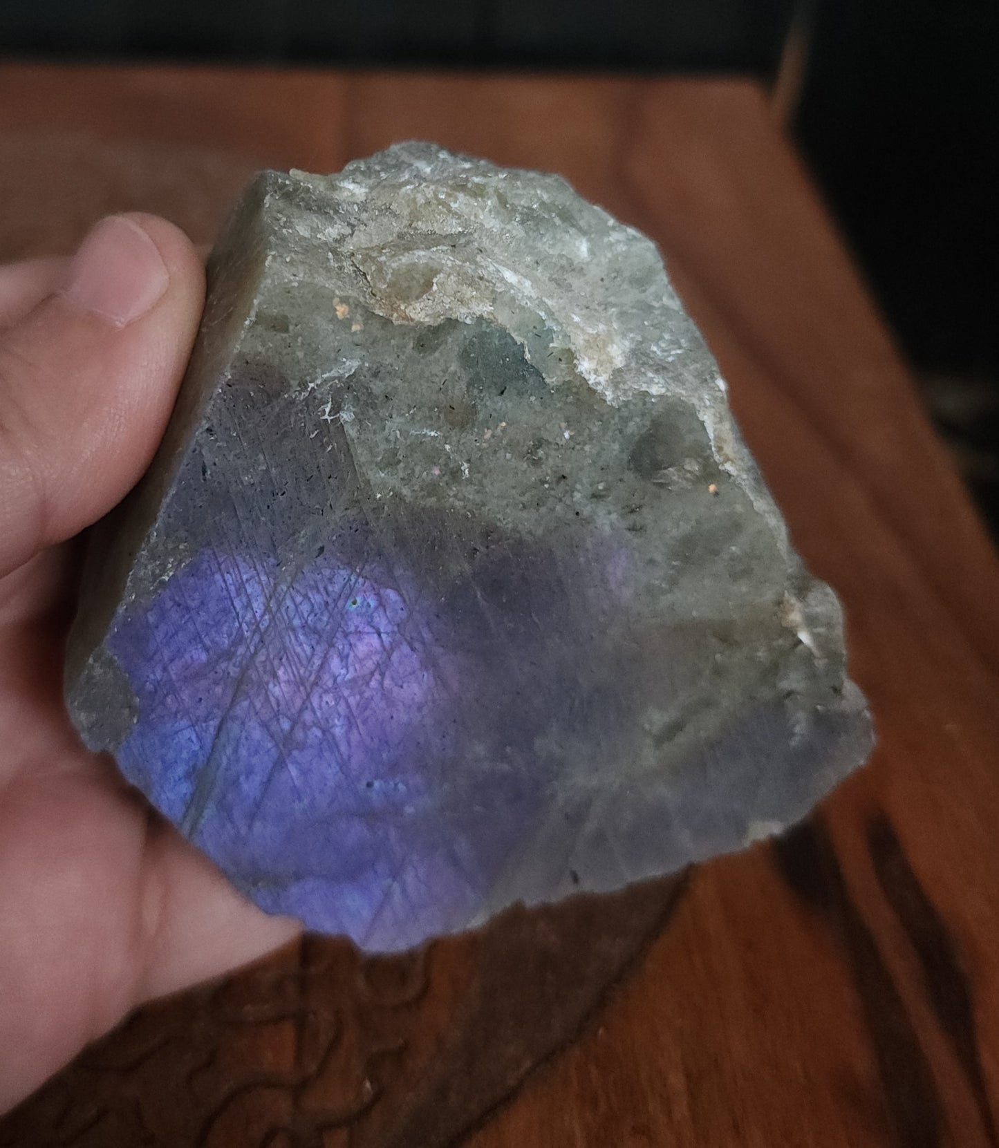 Part Polished Raw Labradorite