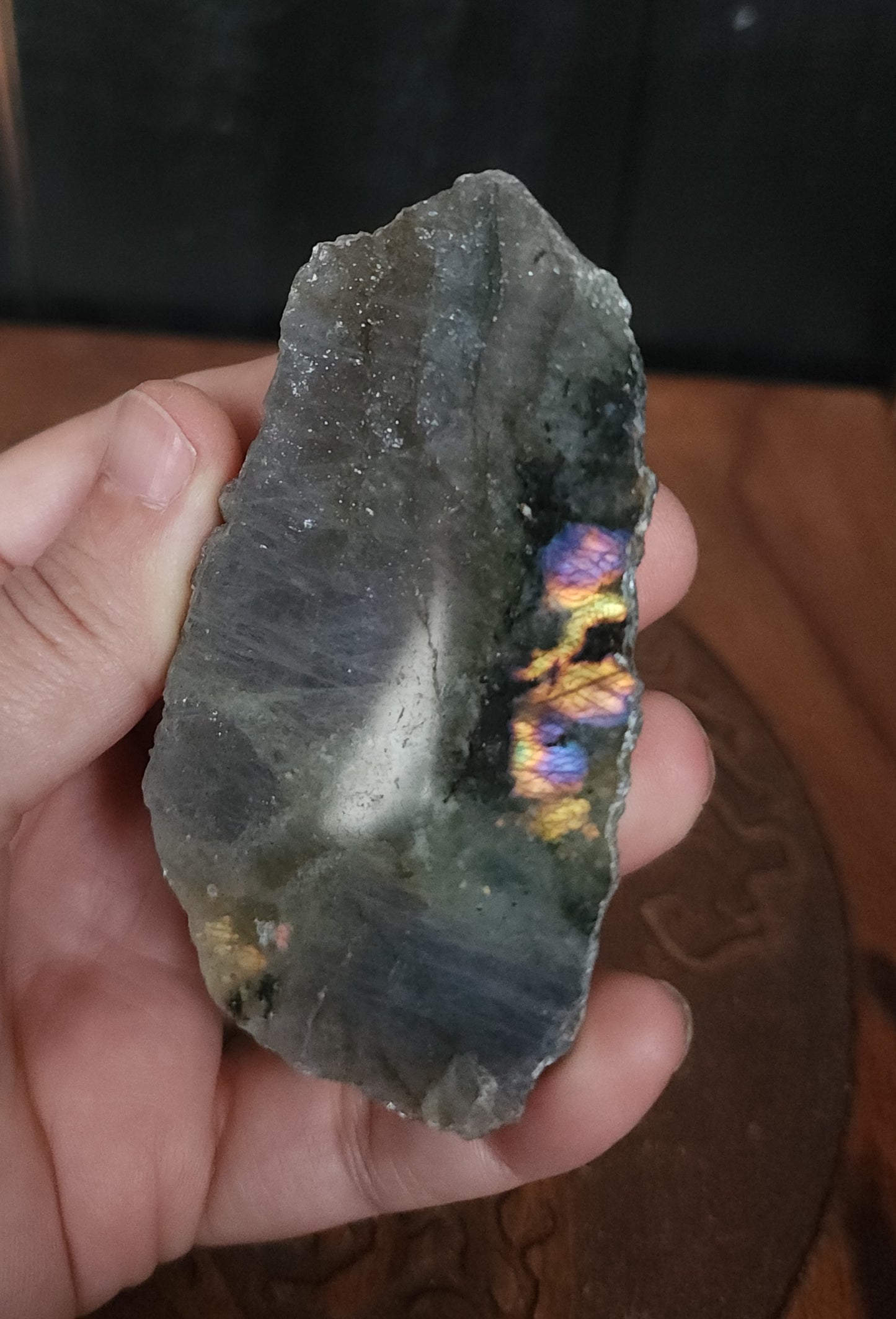 Part Polished Raw Labradorite