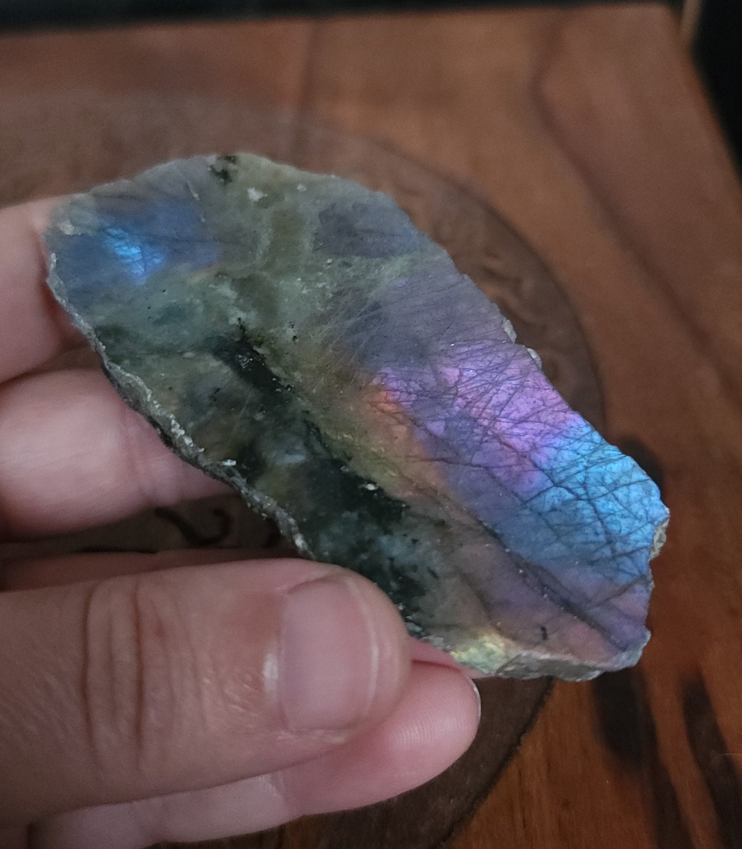 Part Polished Raw Labradorite