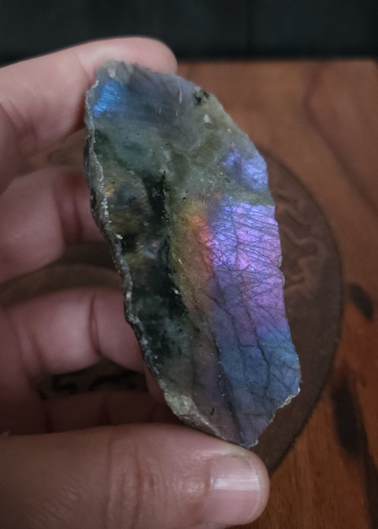 Part Polished Raw Labradorite
