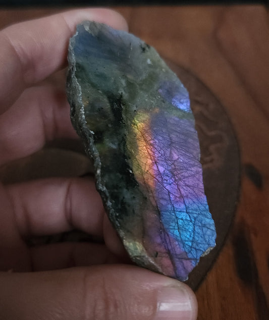Part Polished Raw Labradorite