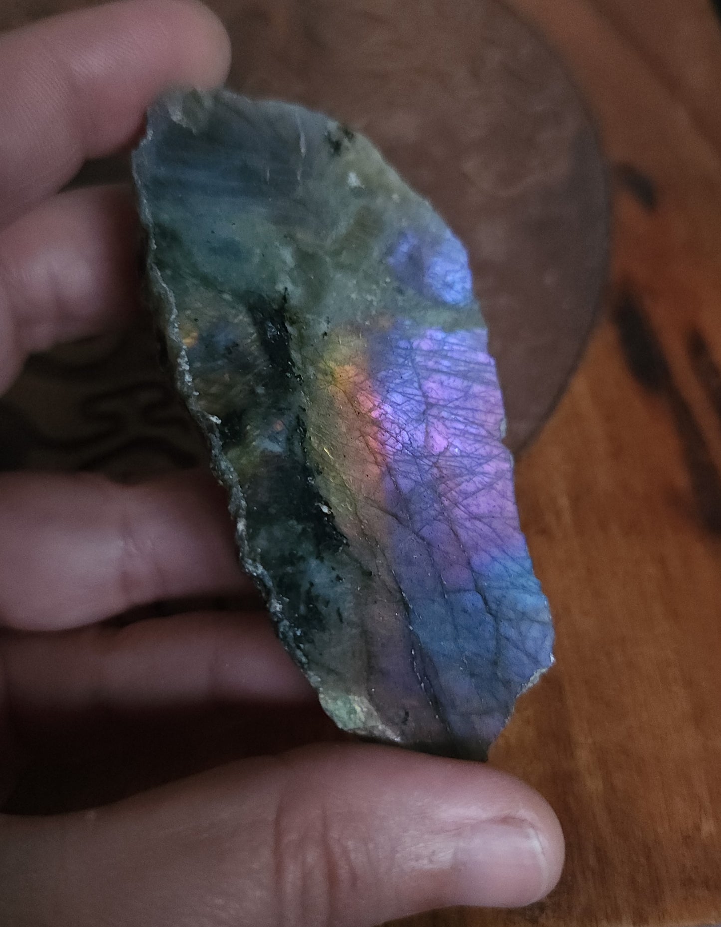 Part Polished Raw Labradorite