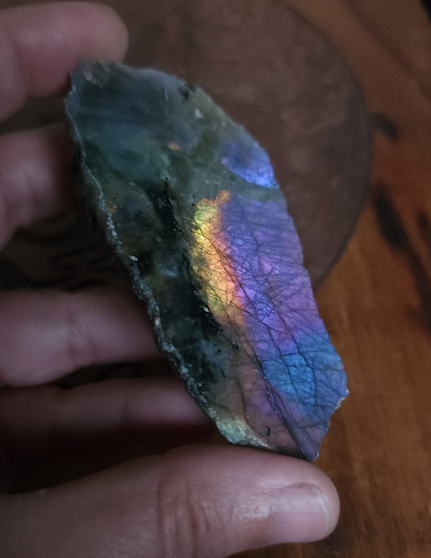 Part Polished Raw Labradorite