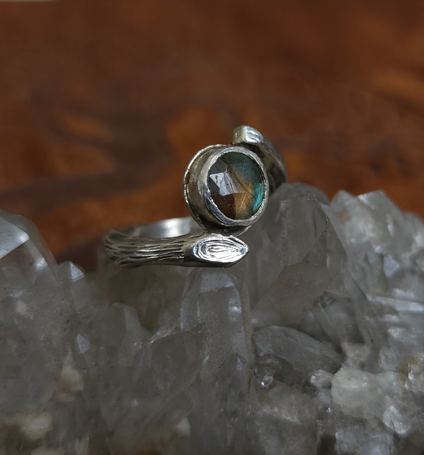 Forest Fairy Branch Ring - Size 8.5