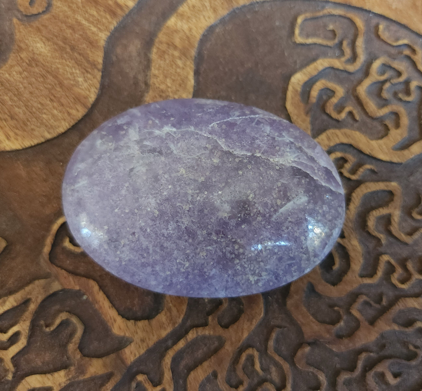 Lepidolite Palmstone