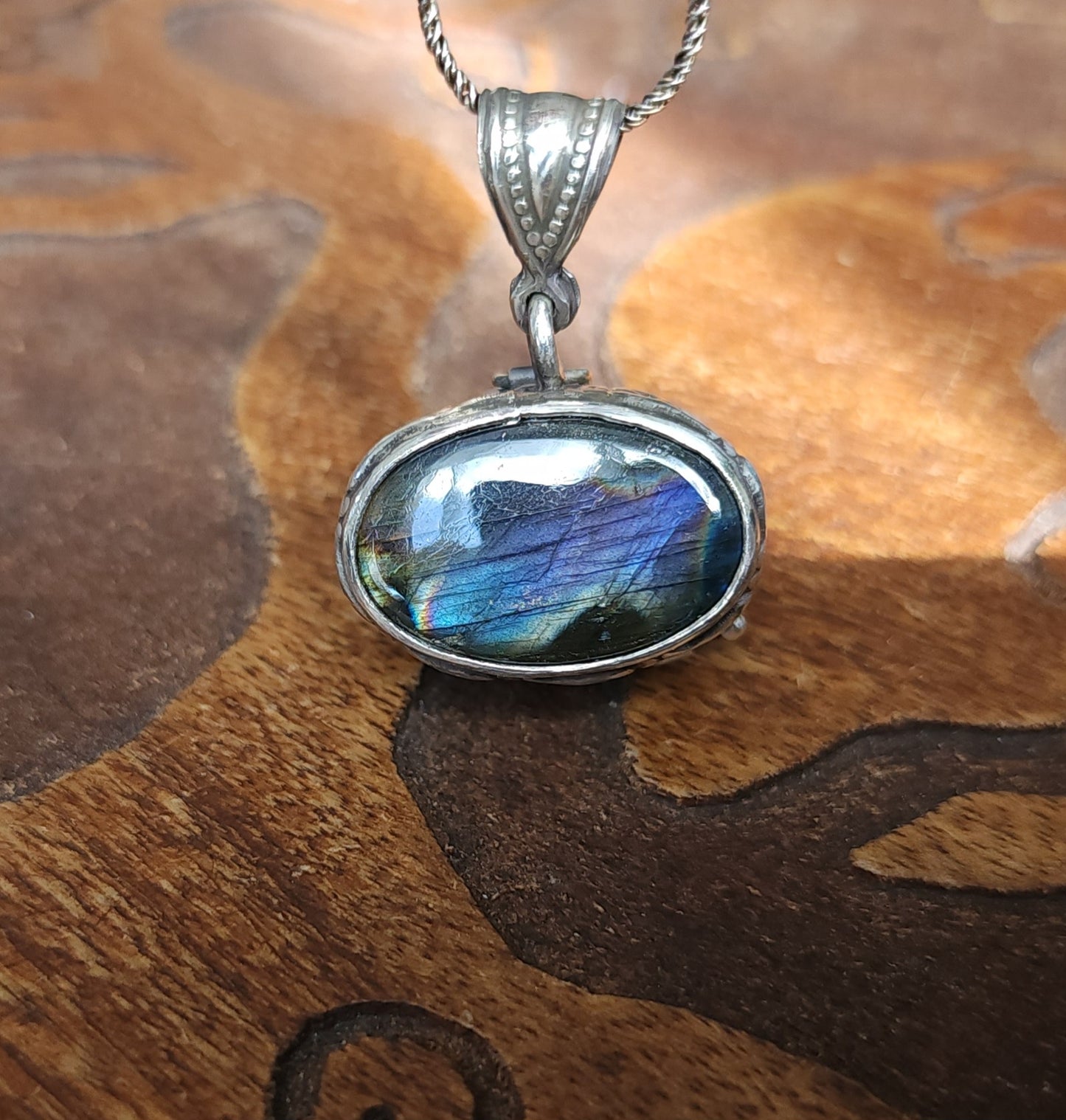 Spectrolite Treasure Keeper Pendant
