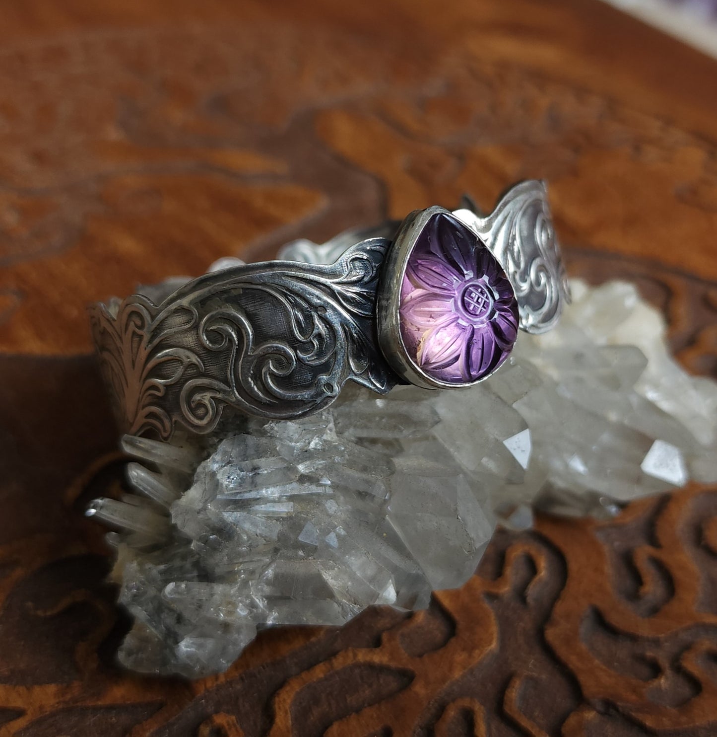 "Titania" Sterling Silver & Ametrine Bracelet - One of a Kind