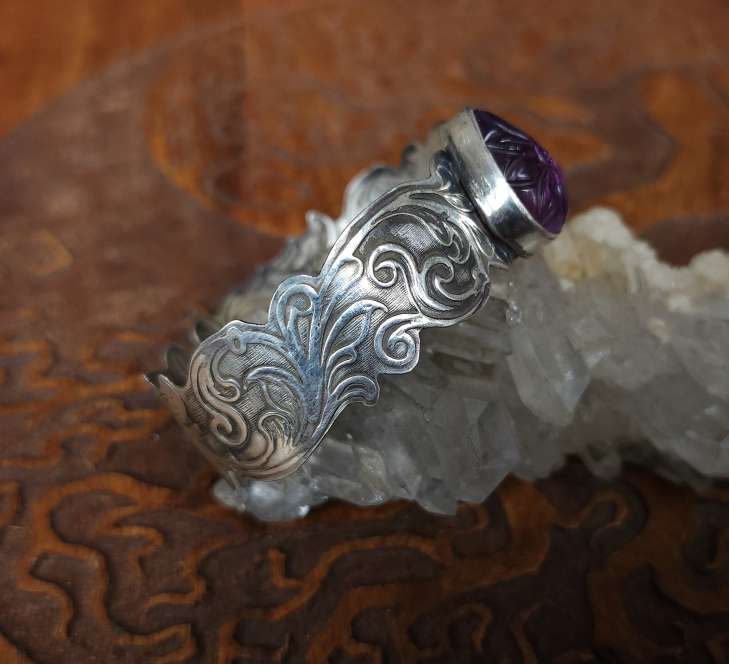 "Titania" Sterling Silver & Ametrine Bracelet - One of a Kind