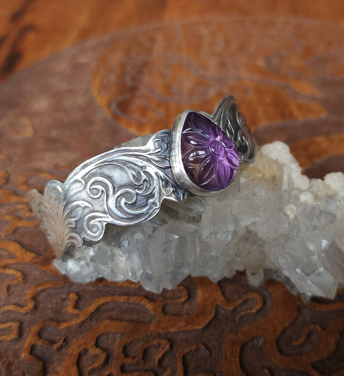 "Titania" Sterling Silver & Ametrine Bracelet - One of a Kind