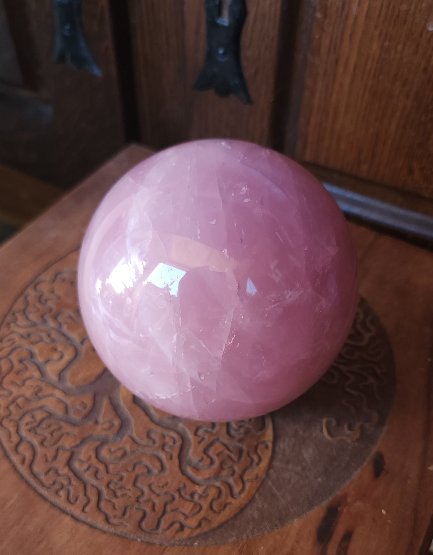 Star Rose Quartz Sphere 10.5cm