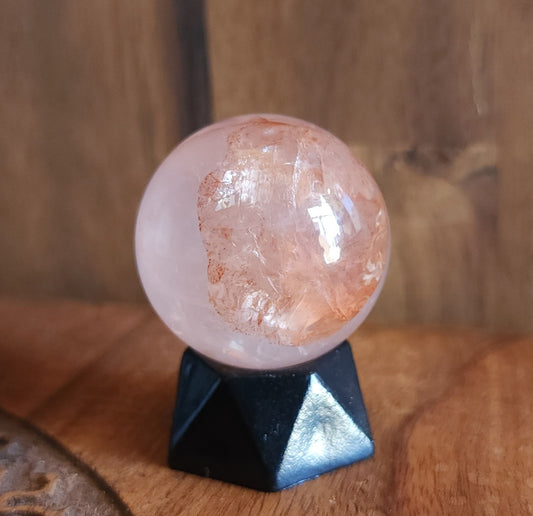 Star Fire Quartz Sphere 3.3cm