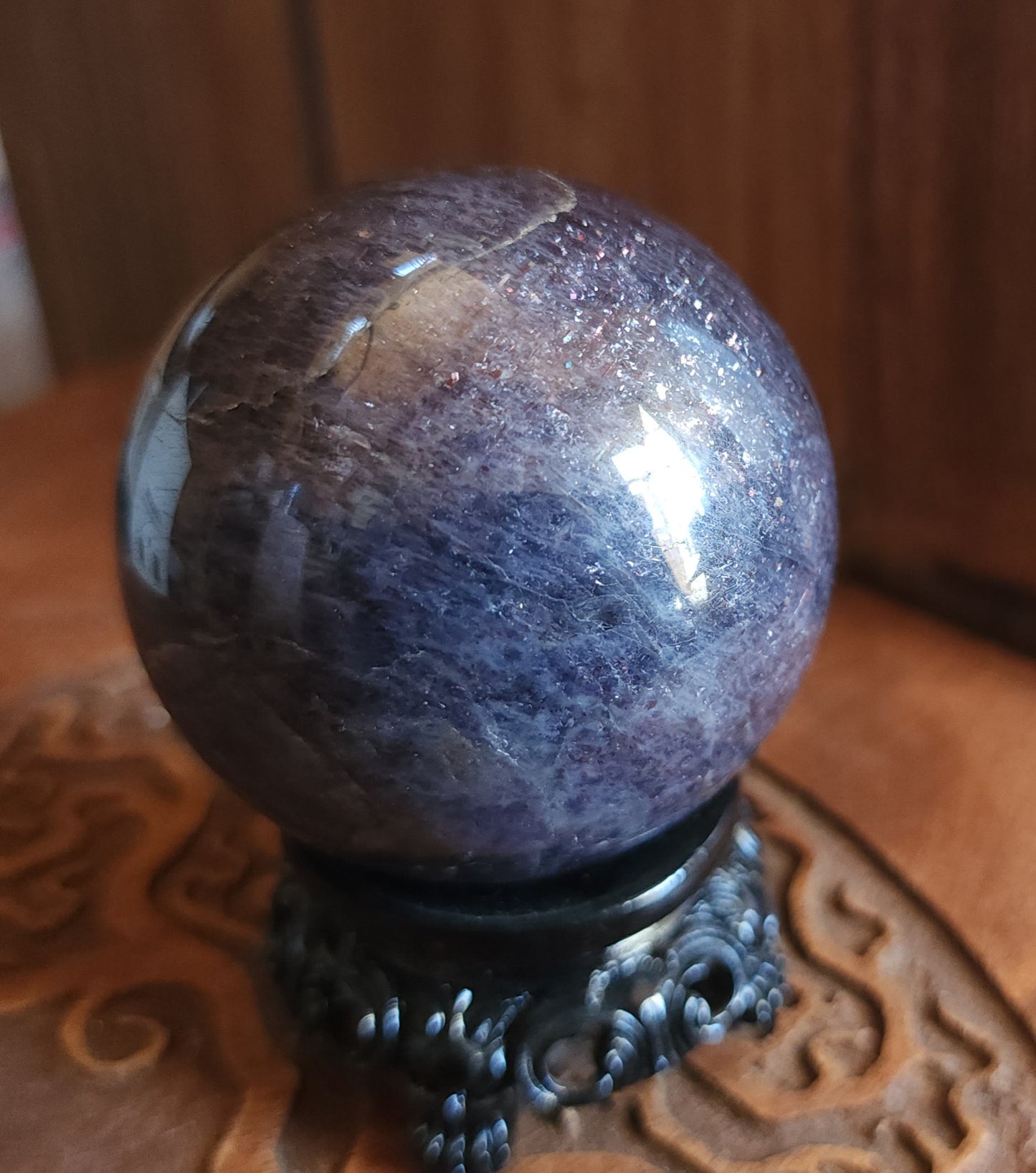 Iolite Sphere 5.8cm