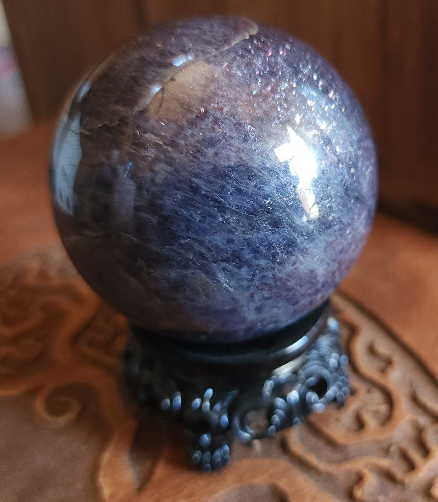 Iolite Sphere 5.8cm