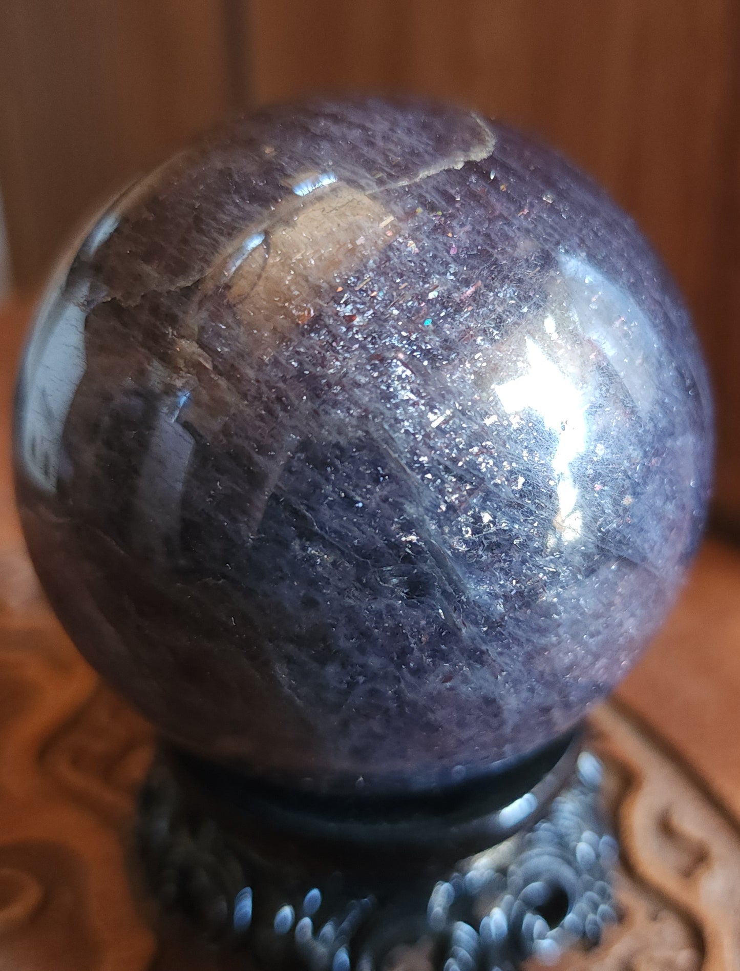 Iolite Sphere 5.8cm