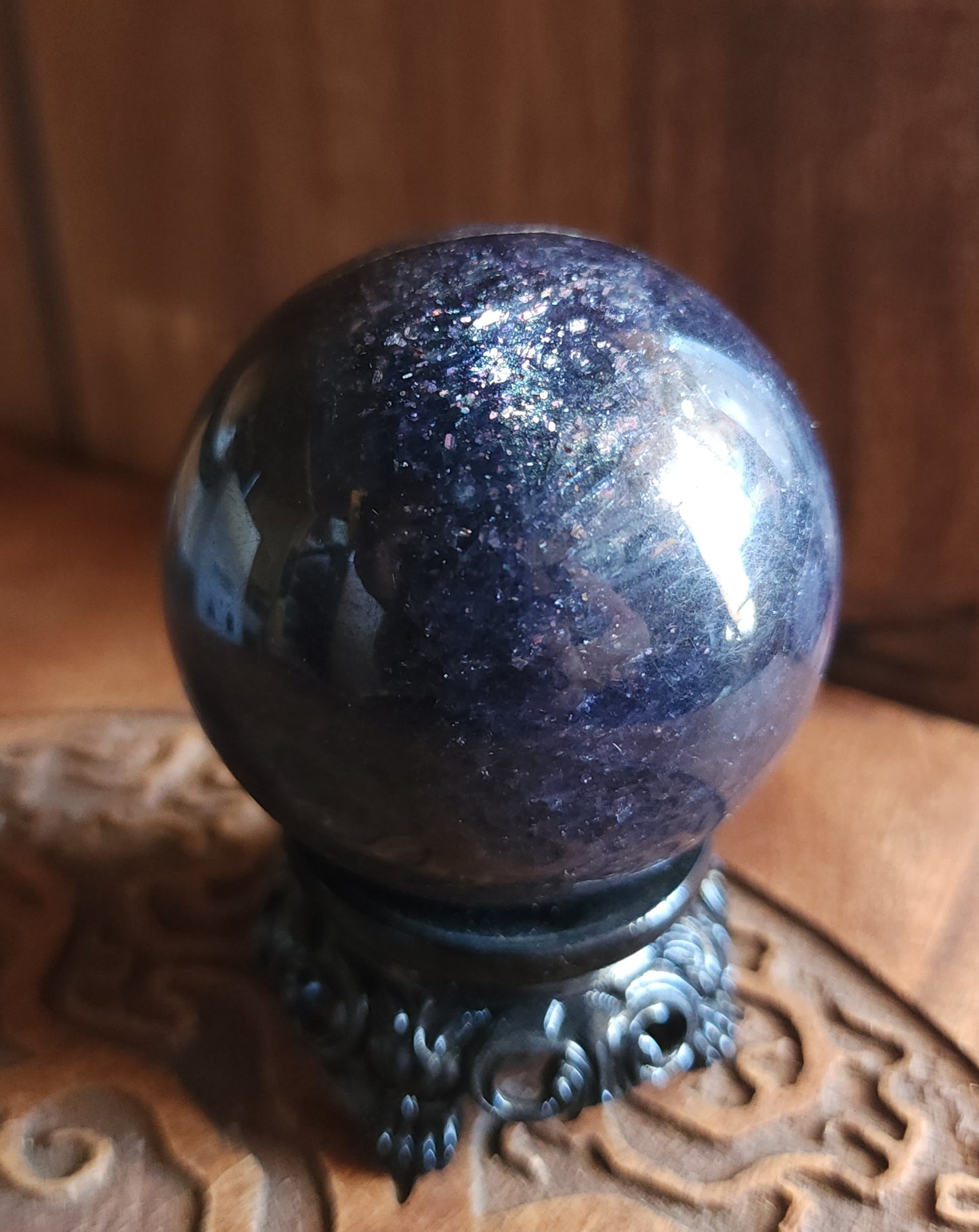 Iolite Sphere 5.8cm