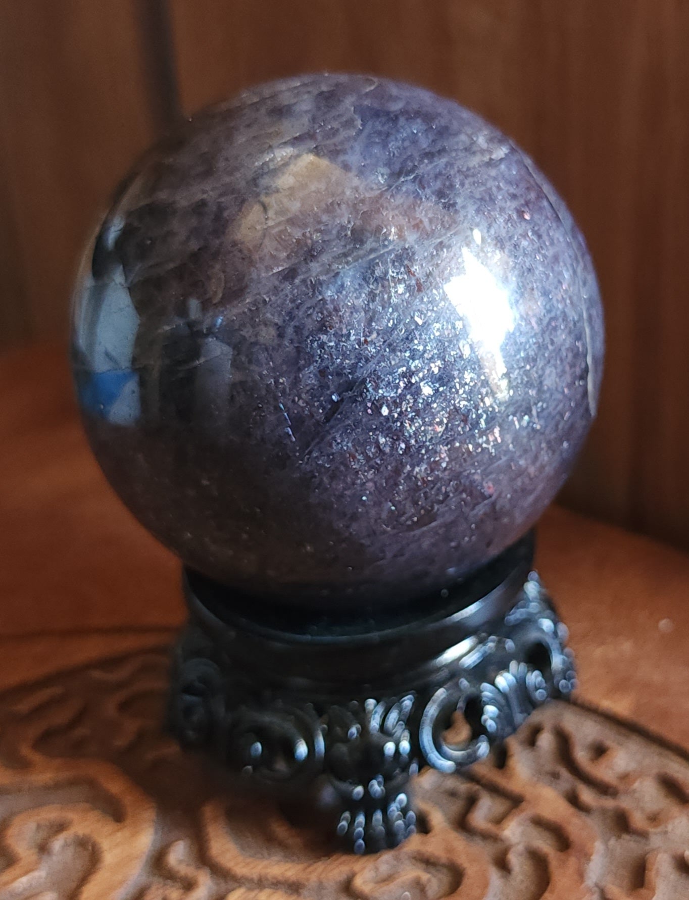 Iolite Sphere 5.8cm