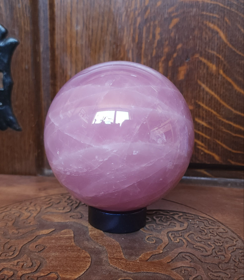 Star Rose Quartz Sphere 10.5cm