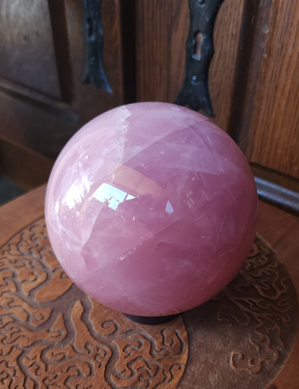 Star Rose Quartz Sphere 10.5cm