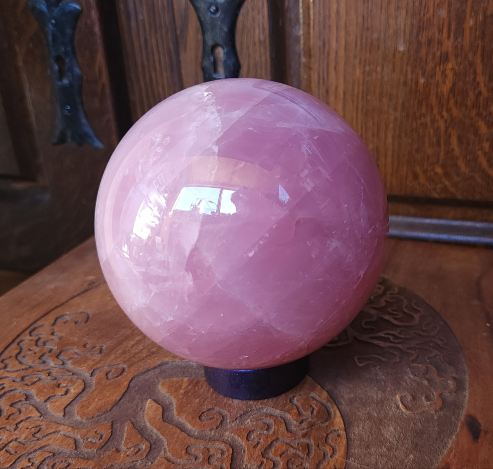 Star Rose Quartz Sphere 10.5cm